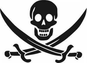 stickers Skull pirate