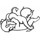 stickers 69 des petits diables