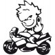 stickers calvin moto