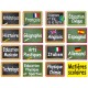 Stickers 16 étiquettes matières scolaires