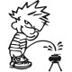 stickers Calvin radar