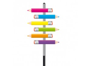 stickers Crayons de couleur