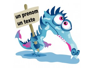 stickers Dragon et pancarte