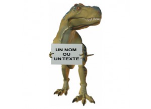 stickers Dinosaure et pancarte