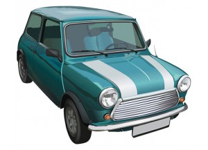 stickers Voiture mini cooper