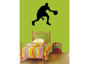 stickers Basketteur qui drible