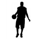 stickers Basketteur contre attaque