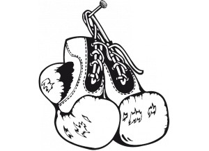 stickers Gants de boxe