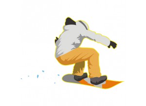 stickers Snowboarder