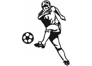 stickers Footballeur