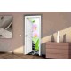 Stickers trompe l'oeil porte Zen