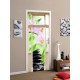 Stickers trompe l'oeil porte Zen