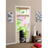 Stickers trompe l'oeil porte Zen