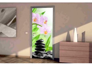 Stickers pour porte Ambiance zen