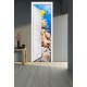 Stickers trompe l'oeil porte Les poissons tropicaux
