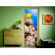 Stickers pour porte Les poissons tropicaux