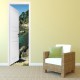 Stickers trompe l'oeil porte La cote bretonne