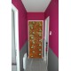 Stickers pour porte Effet métal