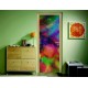 Stickers pour porte taches de couleurs
