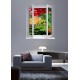 Stickers trompe l'oeil fenêtre Le jardin exotique