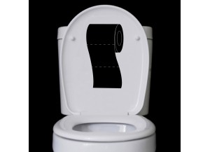 stickers Rouleau de papier toilette 