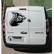 Stickers Cobra flamming