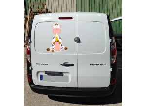 Stickers Vache et cloche