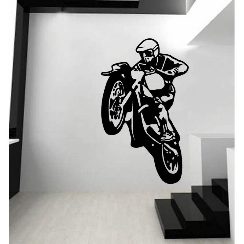 Stickers muraux déco : Moto cross - Art Déco Stickers