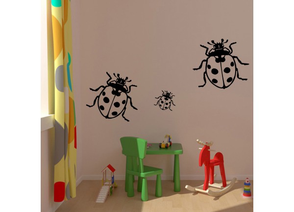 stickers Coccinelle