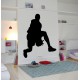 Stickers Basketteur drible sous la jambe