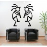 Stickers Duo de danseurs