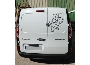 stickers L'amour des petits diables