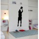 Stickers Basketteur en action