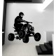 Stickers Silhouette de quad
