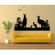 Stickers Paysage kangourou