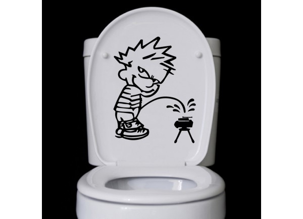 Calvin pisse sur radar anti-radar sticker