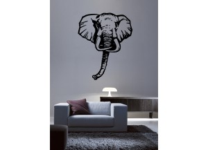 stickers Tête d'éléphant