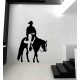 Stickers Equitation western