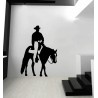 Stickers Equitation western