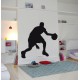 Stickers Basketteur qui drible