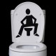 Stickers WC homme