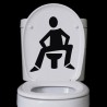 Stickers WC homme