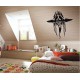 Stickers Motif indien et plume
