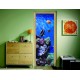 Stickers pour porte Les poissons colorés