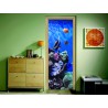 Stickers pour porte Les poissons colorés