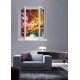 Stickers trompe l'oeil fenêtre Ambiance japonaise