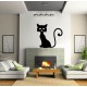 stickers chat assis aux grands yeux