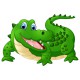 Stickers Crocodile