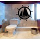 Stickers barre a roue et bateau