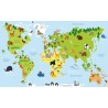 Stickers carte du monde enfant